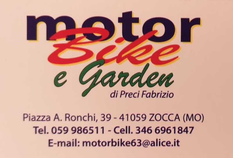 biglietto motor bike garden